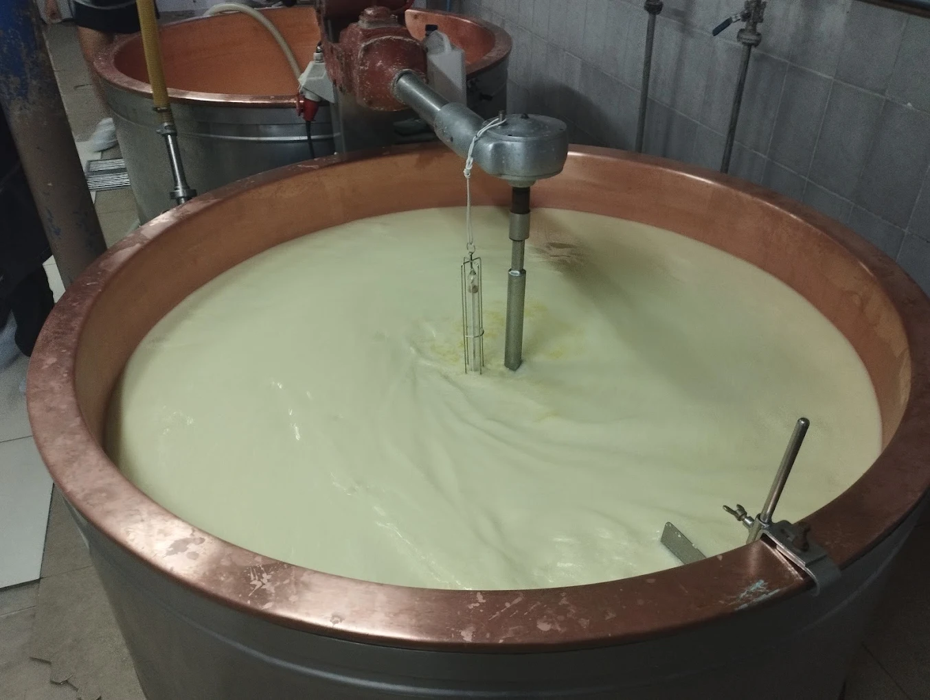 Leche fresca local de alta calidad